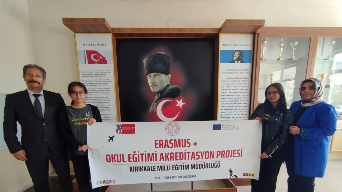 OKULUMUZUN ERASMUS+ OKUL EĞİTİMİ AKREDİTASYON PROJESİ  YURT DIŞI HAREKETLİLİĞİ 